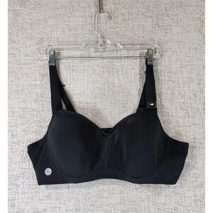 Torrid Active Sports Bra Womens 44B Black Underwire Medium Support NEW